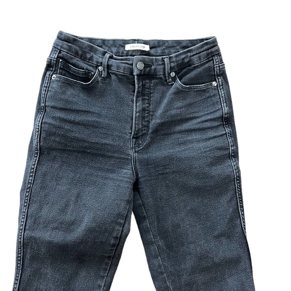 Good American Good Curve High Rise Black Jeans Women’s Size 6 / 28 - Picture 2 of 6